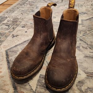 Dr. Martens Brown Leather Chelsea Boots